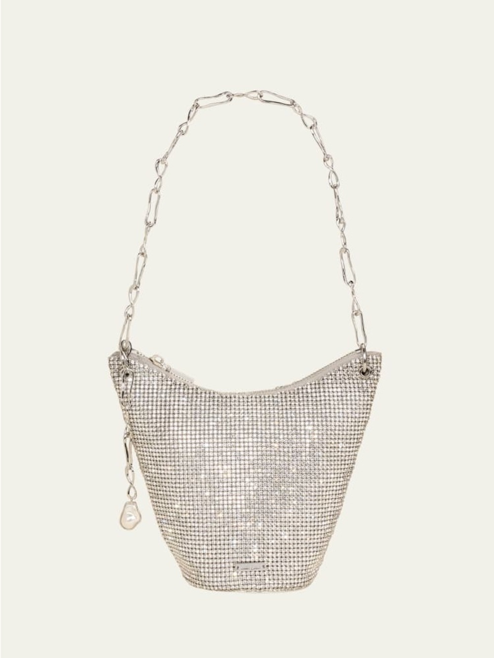 CULT GAIA Elisa Rhinestone Wristlet in Clear